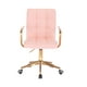 thumbnail image 3 of Silla de escritorio Euroluce Contemporary Design color rosa con brazo giratoria Altura ajustable, 3 of 4