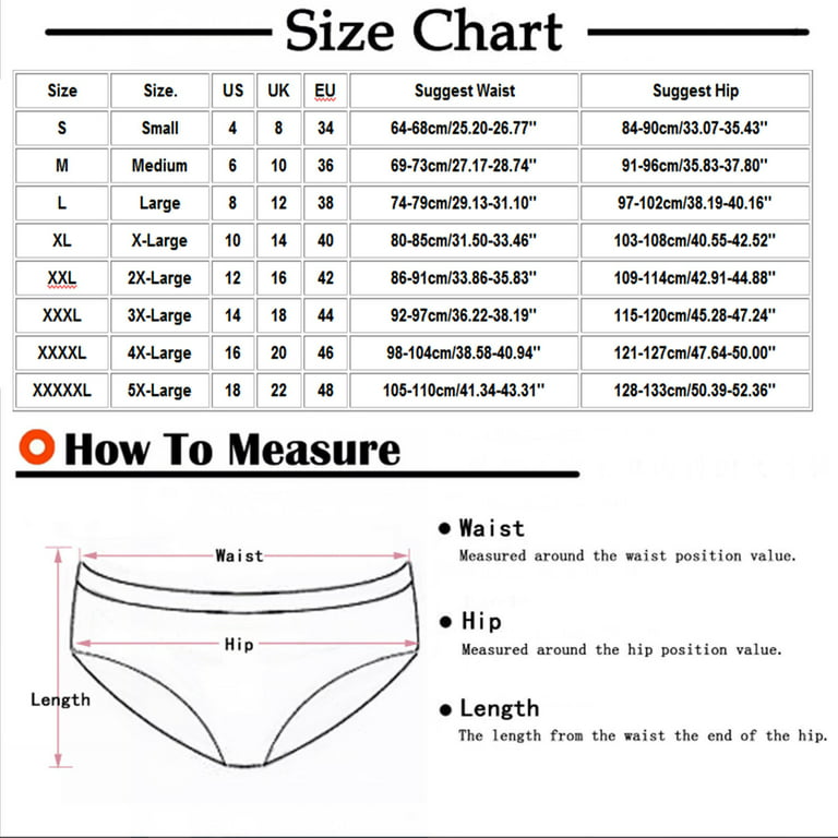 Efsteb High Waisted Underwear for Women Comfortable Breathable