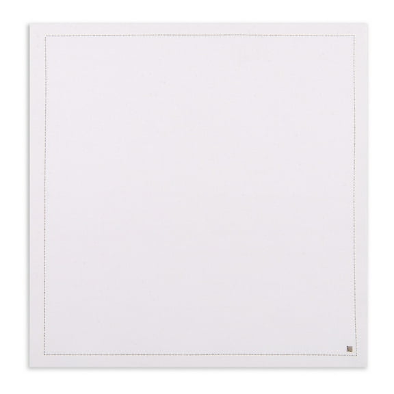 Napluxe Square Ecru Cotton Meal Napkin - Organic , Disposable - 8 3/4" x 8 3/4" - 50 count box