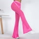 thumbnail image 4 of WILLBEST Pantalones Casuales para Mujer, Transparentes, de Cintura Alta, con Volantes y Pierna Ancha, para Playa, para Fiestas, Rave y Actuaciones. Chica, 4 of 4
