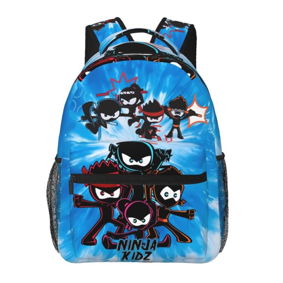 Ninja Kidz Backpack Lightweight Bookbag Casual Daypack For Women Men Travel Laptop Bag Multifunctional Bag