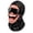 B, variant on Funny 3D Printed Face Breathable Elastic Neck Gaiter Liner Halloween Cosplay For Cycling Motorcycle Outdoor Snap Back Wrap Women