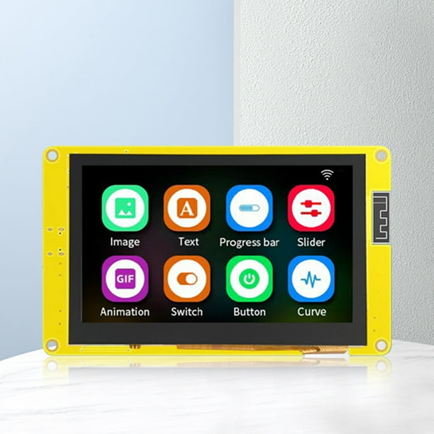 Placa De Desarrollo Esp-Wroom-32 Módulo ESP32 WiFi compatible con Bluetooth Pantalla de 4,3 pulgadas (táctil capacitivo IPS) Sywqhk Para estrenar