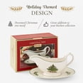 thumbnail image 3 of Spode Christmas Tree Gravy Boat & Stand, Multicolored, 3 of 7