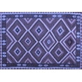 thumbnail image 1 of Ahgly Company Indoor Rectangle Oriental Blue Traditional Area Rugs, 2' x 5', 1 of 4