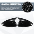 thumbnail image 4 of Unique Bargains Pair Rear View Driver Passenger Side Mirror Cover Cap Overlay Gloss Black for Kia Forte Cerato K3 19-24, 4 of 7
