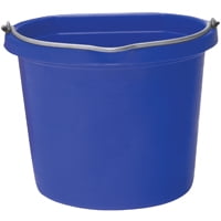 Fortiflex Flat Back Feed Bucket for Dogs//Cats and Small Animals 20-Quart Green