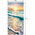 thumbnail image 2 of UOWRPOZ + Ocean Beach + Polyester + Half Shower Curtain + 36 x 72 Inch + Waterproof, 7 Count, 2 of 6