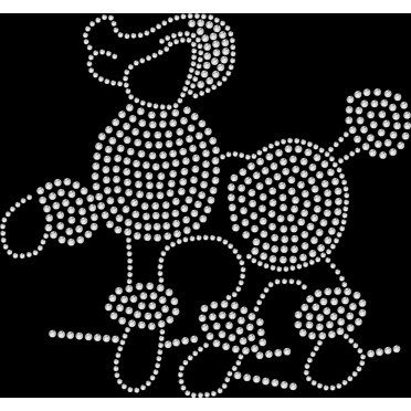 Rhinestone Iron On Transfer - Wine Diva Reward Fabulous Bling Design, 8.6 X 8.9 Inches, 736 Stones