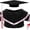 Black Pink, variant on Graduation Doll Clothes Class of 2026 Plush Stuffed Animal Outfit Pet Dog Doll Cap and Gown Fits 12" Doll Bear for Graduation Day Gifts