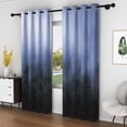 thumbnail image 3 of Lfeey Misty Woods Blackout Curtains, Set of 2, Room Darkening for Bedroom, Halloween, 42x84 inches, 3 of 6