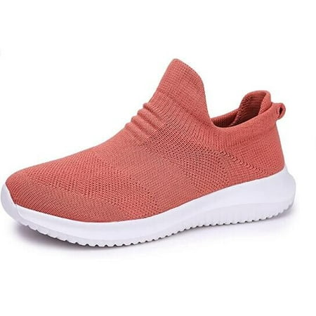 

Women s Walking Sock Shoes Mesh Slip On Work Shoes Casual Sneakers Size 7