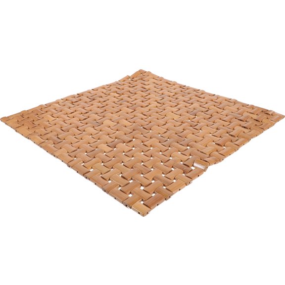 MLINS Sponge Seat Cushion Outdoor Cushions Handwoven Bamboo Mat Summer Square Chair