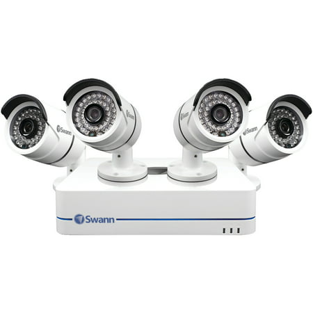 Swann Swnvk-470854-us 4-Channel 720p NVR with 4 Security Cameras