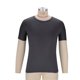 thumbnail image 5 of Hombres Pantalones Cortos Sólidos Tamaño Grande Mitad de Manga Cuello Redondo Superior, Blusa de Moda Casual para Al Aire Libre Y Diario, 5 of 8