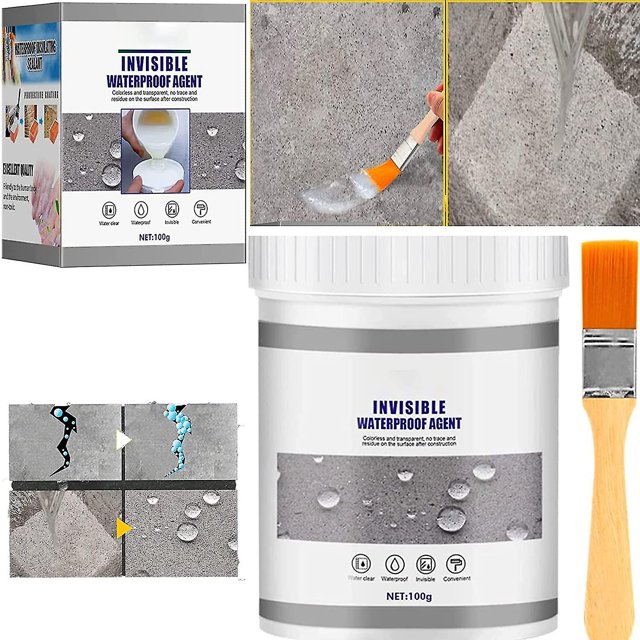Sellador aislante impermeable, sellador de unión súper fuerte, agente antifugas impermeable invisible, reparación de fugas en cualquier lugar en segundos