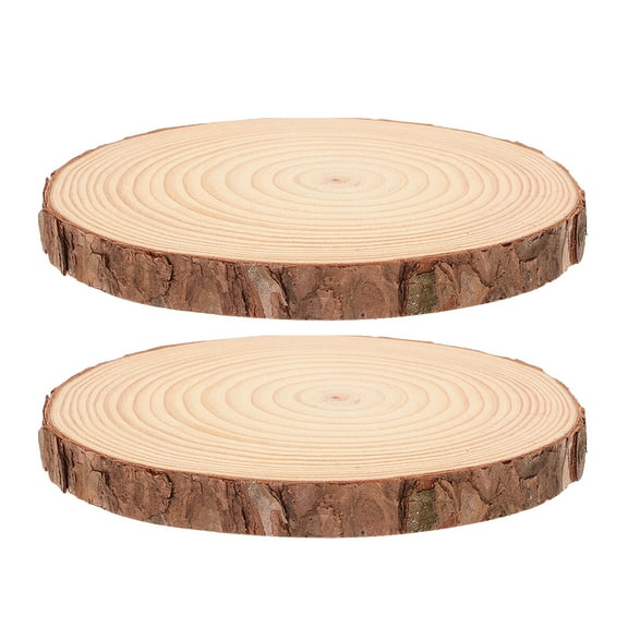 WEUVEB Garden Stepping Stone Wood Anti Slip Paths 2Pcs