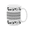 B, variant on Ceramic Coffee Mug With Geometric Pattern And Botanical Motif Large Capacity Handle Dishwasher Safe For Home Office Use
