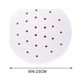thumbnail image 1 of Moins de 10 Doublures pour Friteuse à Air Chaud, 100 Pcs Doublures Rondes Robustes de 9 Pouces (23 cm) pour Friteuse à Air, 1 of 2
