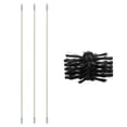 thumbnail image 2 of Kit de Brosse de Nettoyage pour Évent de Cheminée et Sécheuse – Tiges Pliables avec Poils en Nylon – Réduit les Risques d'Incendie, Améliore la Circulation de l'Air, 2 of 8