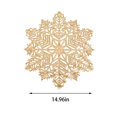 thumbnail image 3 of Christmas Decorations Outdoor Hollowed Out Insulation Mat Solid Polyvinyl Chloride Leather Placemats , Coffee Mats, Kitchen Table Mats, , Easy To Clean Kitchen Table Mats Christmas Clearance, 3 of 6