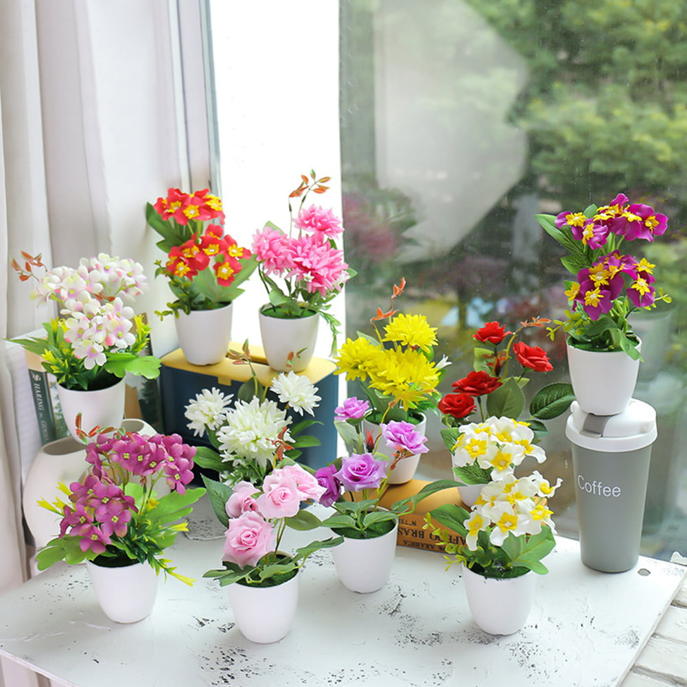 Artificial Small Bonsai Decor Vase Flower Plant Home Wedding Party Decoration 