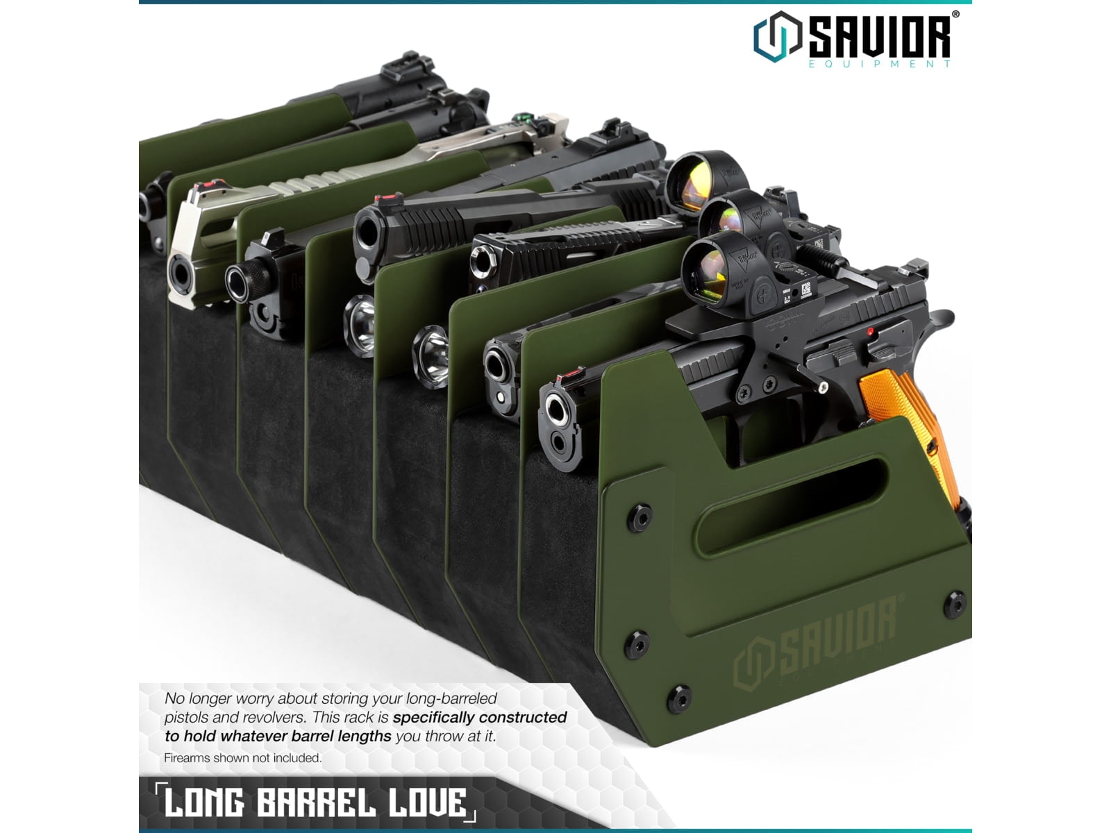 Savior Pistol Rack (8 Slots)(Green)