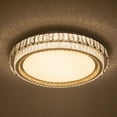 thumbnail image 5 of Modern LED Crystal Chandelier 3 Color Pendant Ceiling Light Fixture Flush Mount, 5 of 15