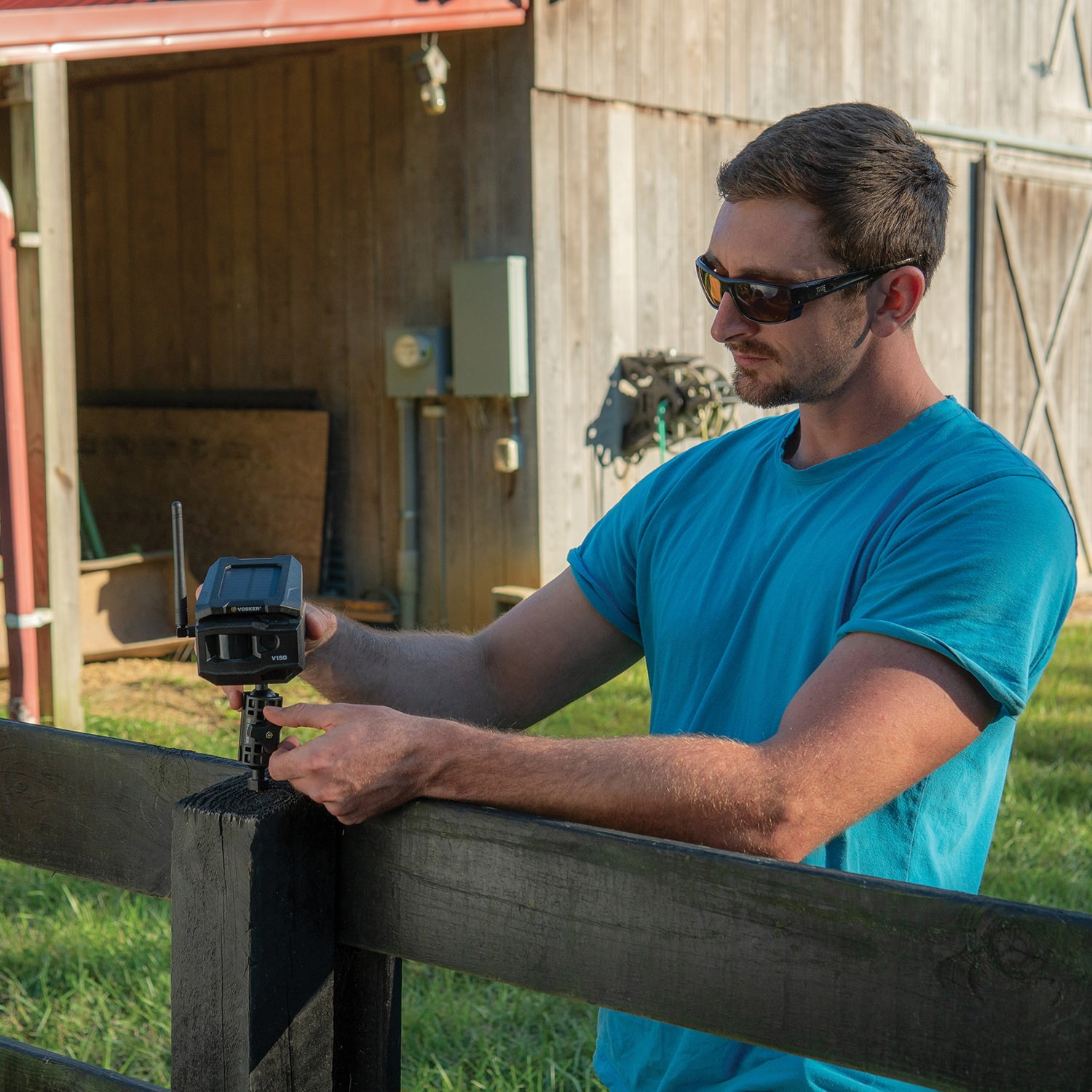 Vosker - V150-US Solar Powered 4G LTE Cellular Outdoor Security Camera.