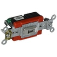 thumbnail image 1 of Interruptor de palanca con bloqueo Leviton unipolar AC silencioso 20A 120/277V, 1 of 1