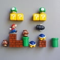 thumbnail image 2 of Pegatinas magnéticas para nevera con personajes de dibujos animados de Super Mario Bros, decoraciones de anime, fotos de pared, recuerdos novedosos, regalos de Navidad, 2 of 5