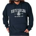 thumbnail image 3 of North Carolina Cute Footprints Beach Hoodie Sweatshirt Women Men Brisco Brands X, 3 of 6