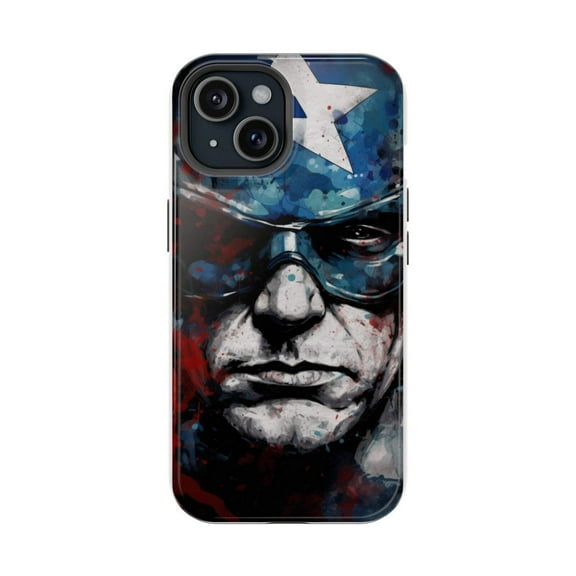 Captain America Shield Defender Magnetic Tough Phone Case