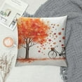 thumbnail image 2 of COMIO Fall Body Pillow Cover Autumn Nature Red Maple Leaves and Bicycle Cushion Case Decorative Soft Farmhouse Long Pillowcase with Zipper Pillow Cases for Bed,Couch, 2 of 5