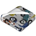 thumbnail image 2 of Cauagu Color Tractor Pattern Flannel Bed Blankets,Fleece Blanket Comfortable Air Conditioning Blanket for Sofa Bed Travel Couch & Living Room -60"x50", 2 of 8