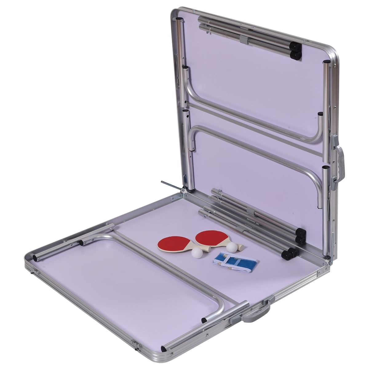 Topbuy Table Tennis Ping Pong Folding Table Portable Sports gift