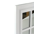 thumbnail image 2 of Northlight Mullions Windowpane Square Wall Mirror - 16.5" - White, 2 of 3