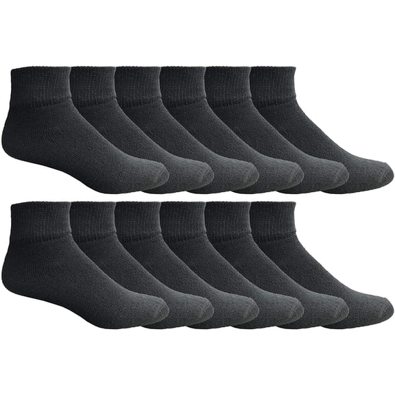Yacht & Smith 12 Pairs of Mens Value Pack High Performance Sports Athletic Socks, by SOCKS'NBULK