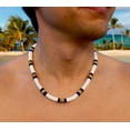 thumbnail image 4 of BlueRica Puka & Tiger Brown Coconut Shell Beads Necklace (20"), 4 of 4