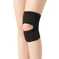 thumbnail image 1 of Adjustable Compression Knee Protector for Sports, Basketball, Running, Gym & Fitness - Elastic Support Knee Guard with Stabilizer Straps for Men & Women, Nylon/Polyester, All Sizes, 1 of 8