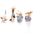 thumbnail image 5 of Cat Catnip Toy Soft: 8PCS Fake Feather Fish Mouse Cat Chew Toy Kitten Play Toy, 5 of 5