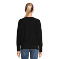 thumbnail image 3 of Love by Design Women's Juniors Snow Patrol Knit Sweater with Long Sleeves, Sizes S-XL, 3 of 6