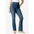 thumbnail image 3 of Roaman's Women's Plus Size Tall Plus Size Comfort Stretch Bootcut Jean, 3 of 6