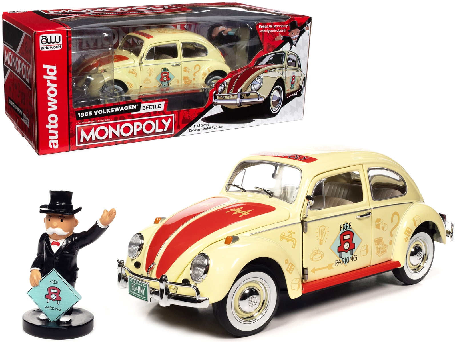 ミニカー Rat Fink Happy Camper 1966 VW Beetle 1966 Volkswagen Beetle 