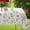 ZP-Flower Pink, variant on Spring Summer Floral Tablecloth with Umbrella Hole Rectangle 52 x 70 Inch Blooming Flower Watercolor Zippered Table Cloth, Washable Fabric Table Cover for Dining, Party, Picnic, Outdoor, Pink