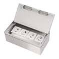 thumbnail image 1 of Caja De Enchufes De Piso, Tomacorriente Eléctrico De 4000 W, Montaje Integrado, 4 Tomas De Corriente Estándar De La UE AC250 V Para Centro Comercial En Casa, 1 of 7