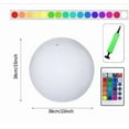 thumbnail image 3 of HaoXun 16 Inch Outdoor Waterproof Beach Ball with LED Lights & Air Pump - Remote Control, 16 RGB Colors for Pool Parties, Beach Gatherings, Garden Decorations, 3 of 9
