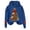 Blue, variant on Womens Hooded Sweatshirts Xmas Tree Printed Loose Festive Christmas Hoodies Long Sleeve Graphic Pullover Tops (XL, Red)