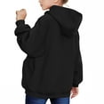 thumbnail image 4 of 5-14 Years Girls And Boys Hooded Sweatshirt Crew Neck Long Sleeve Pullover Kids Fleece Sweatshirts, 4 of 6