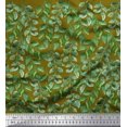 thumbnail image 1 of Soimoi Rayon Fabric Leaves Panel Print Sewing Fabric Yard 56 Inch Wide, 1 of 3
